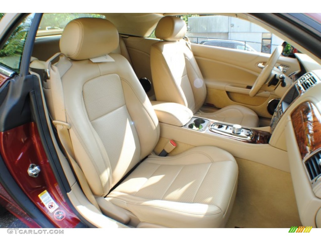 Caramel Interior 2010 Jaguar XK XK Convertible Photo #69234313