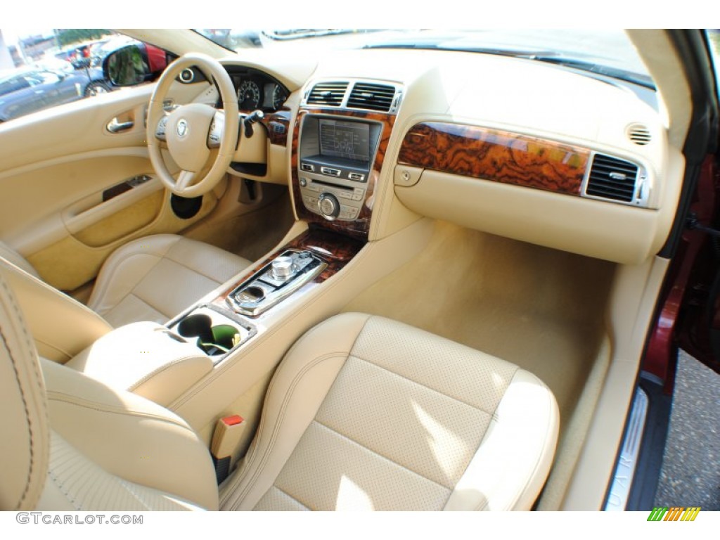 2010 Jaguar XK XK Convertible Caramel Dashboard Photo #69234324