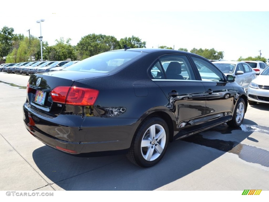 2013 Jetta TDI Sedan - Black Uni / Titan Black photo #2
