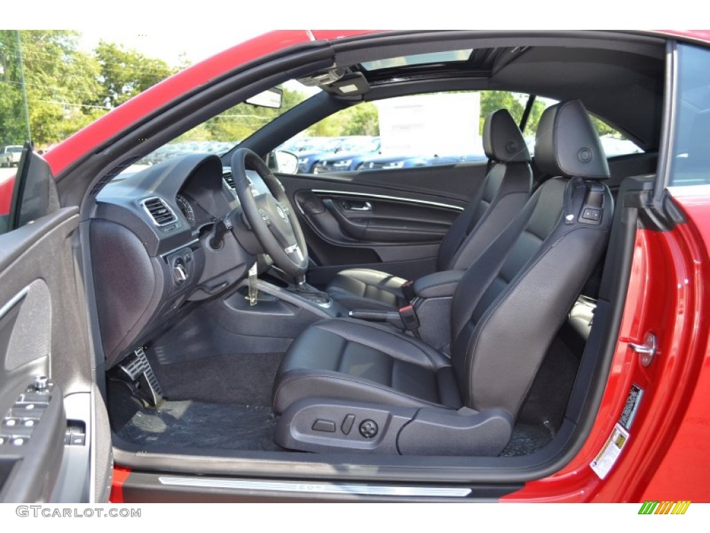 Titan Black Interior 2013 Volkswagen Eos Sport Photo #69234852