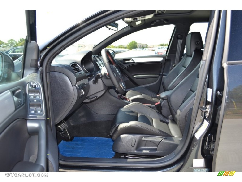 Titan Black Interior 2013 Volkswagen GTI 4 Door Autobahn Edition Photo #69235168
