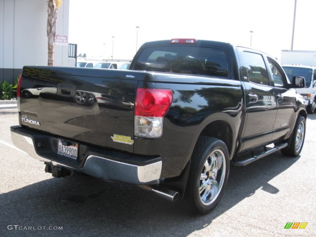 2008 Tundra SR5 CrewMax - Black / Graphite Gray photo #5