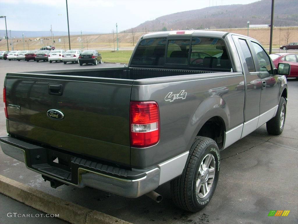 2006 F150 XLT SuperCab 4x4 - Dark Shadow Grey Metallic / Medium/Dark Flint photo #13