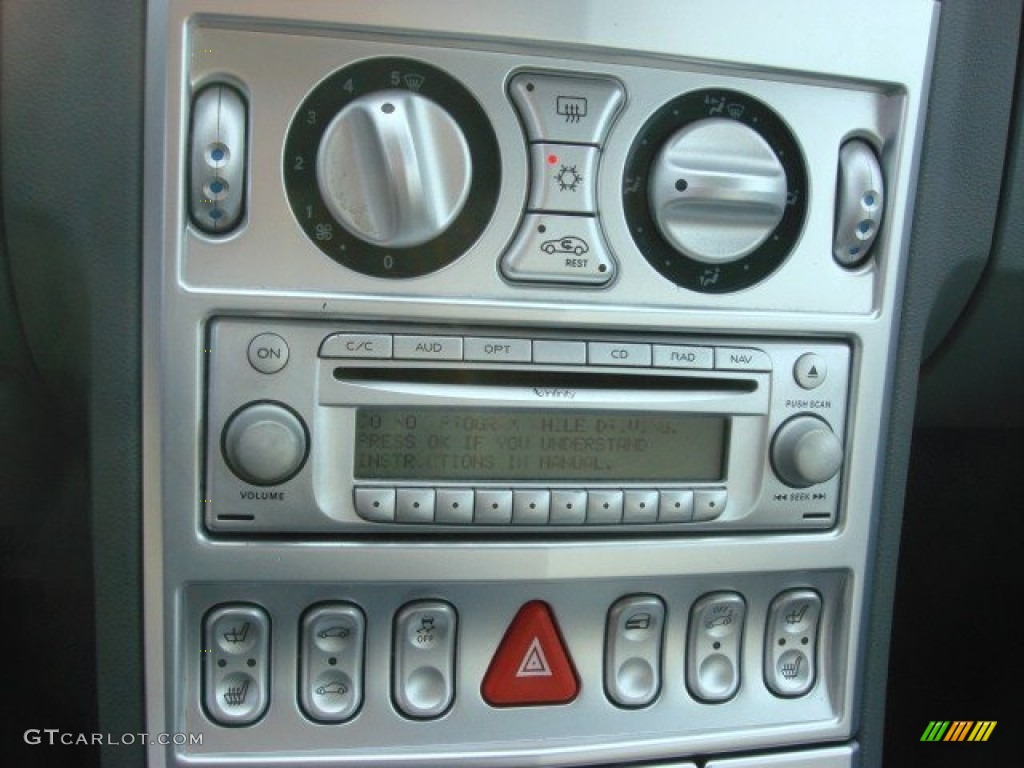2005 Chrysler Crossfire Limited Coupe Controls Photo #69237813