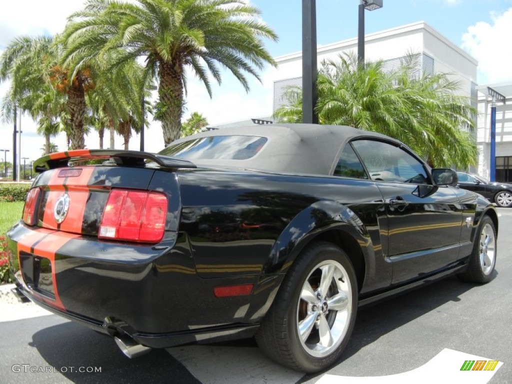 2009 Mustang GT Premium Convertible - Black / Dark Charcoal photo #6