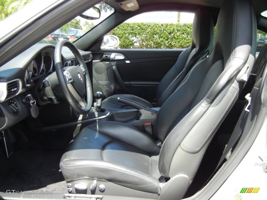 Black Interior 2007 Porsche 911 Turbo Coupe Photo #69238497