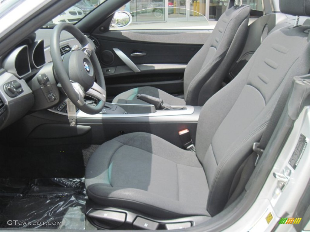 Black Interior 2007 BMW Z4 3.0i Roadster Photo #69239082