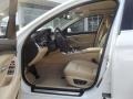 2012 BMW 5 Series Venetian Beige Interior Front Seat Photo