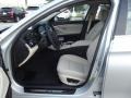 2012 BMW 5 Series Oyster/Black Interior Front Seat Photo
