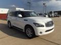 2012 Moonlight White Infiniti QX 56  photo #2