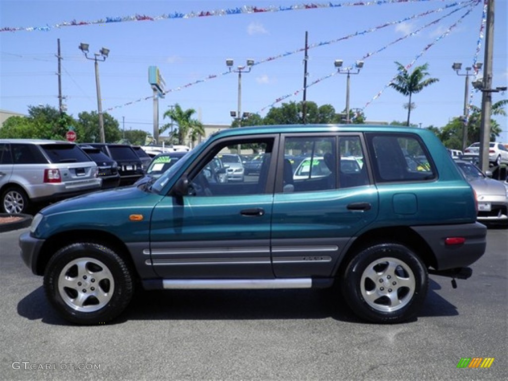 1997 RAV4  - Dark Green Metallic / Gray photo #10