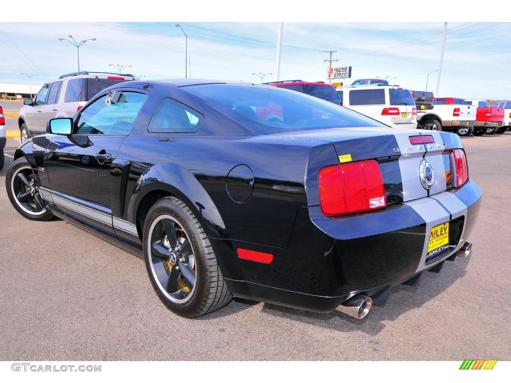 2007 Mustang Shelby GT Coupe - Black / Dark Charcoal photo #3
