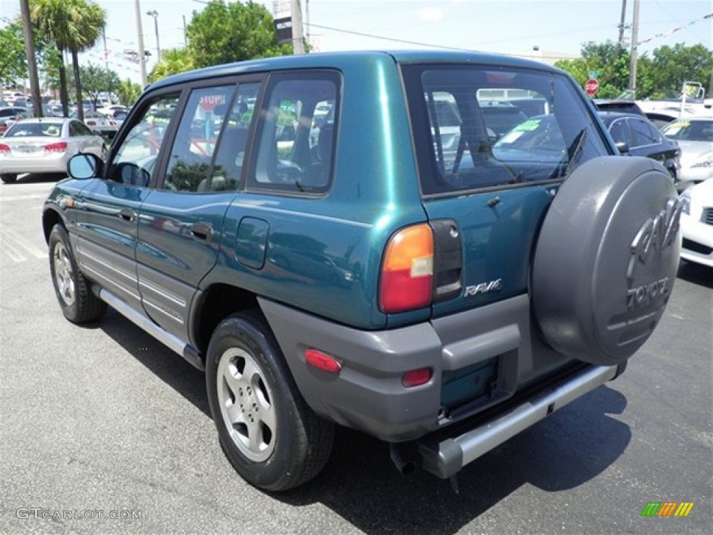1997 RAV4  - Dark Green Metallic / Gray photo #11