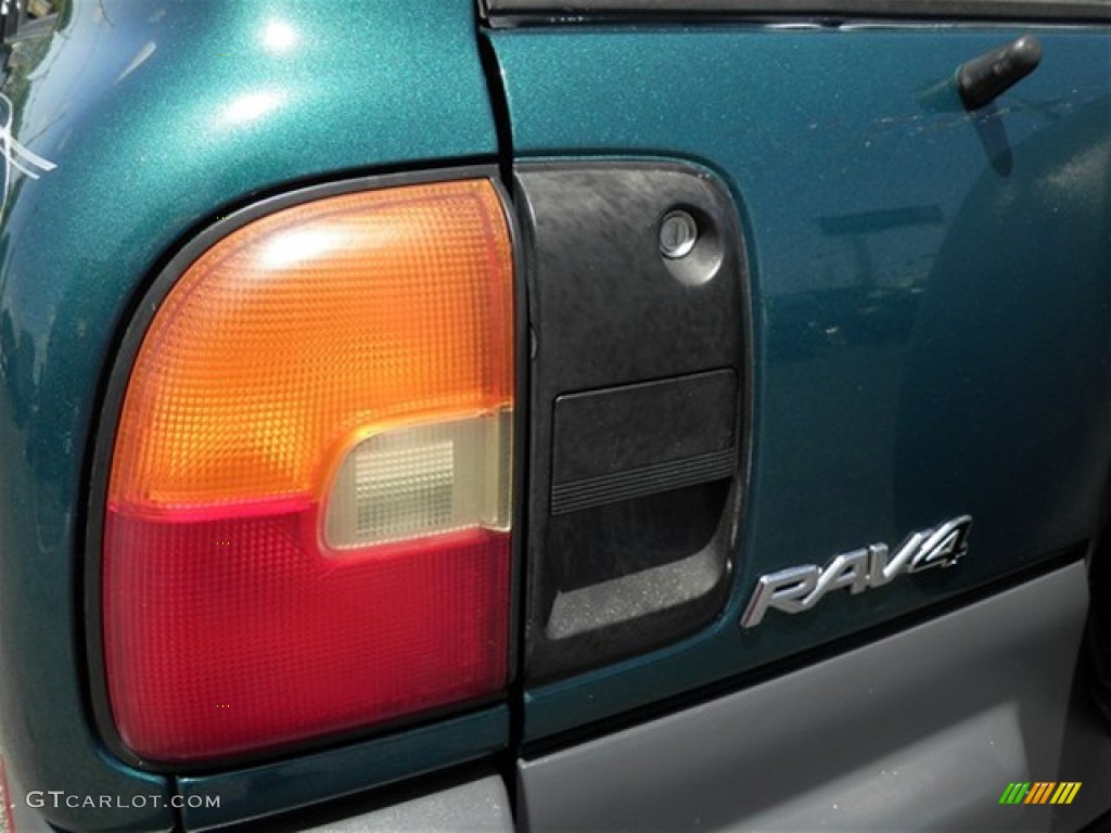 1997 RAV4  - Dark Green Metallic / Gray photo #13
