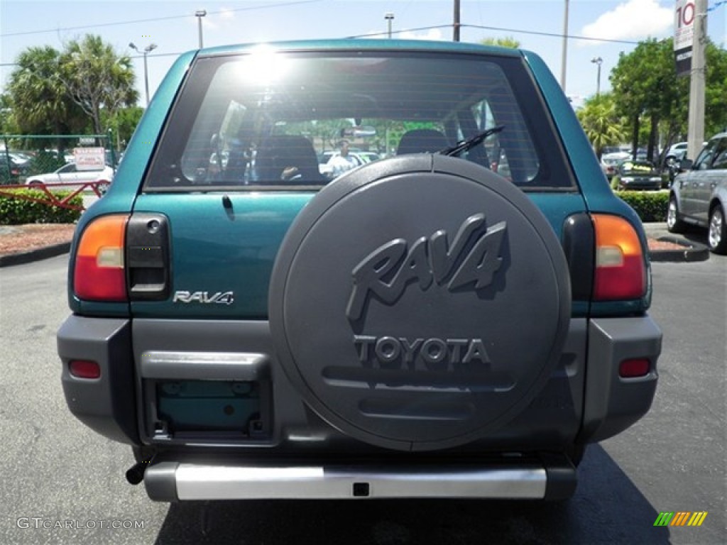 1997 RAV4  - Dark Green Metallic / Gray photo #14