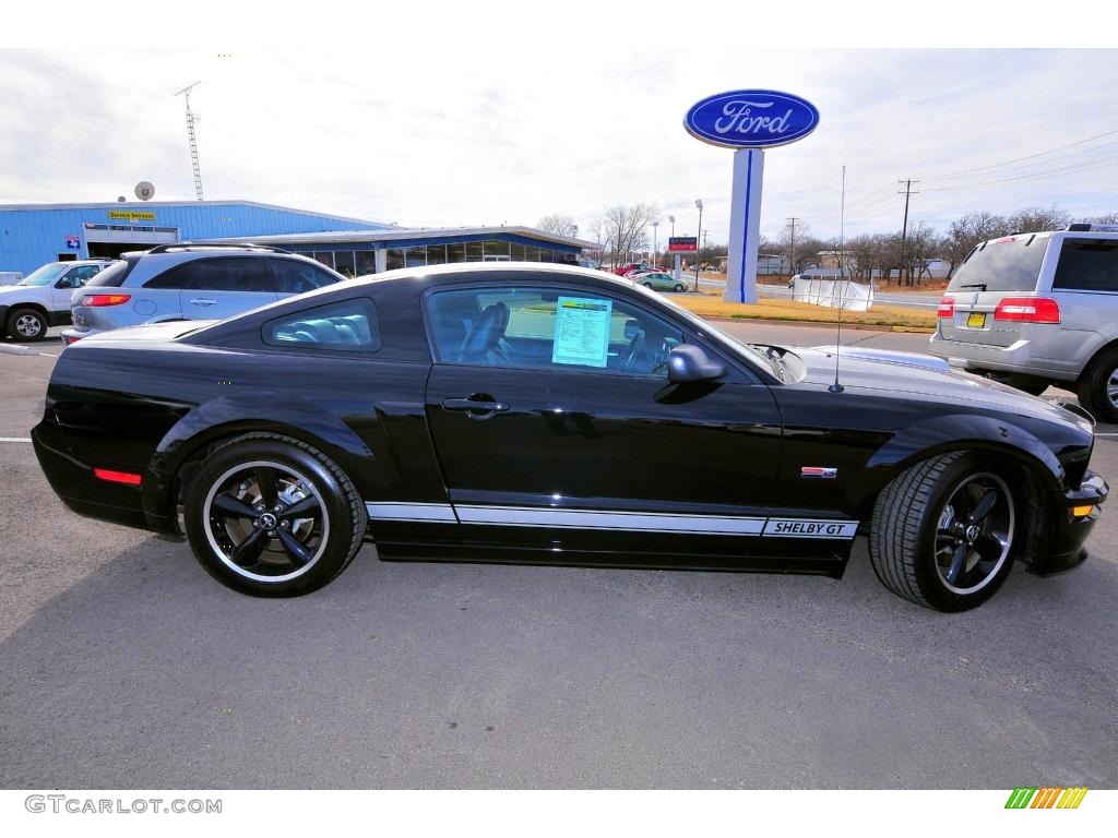 2007 Mustang Shelby GT Coupe - Black / Dark Charcoal photo #6