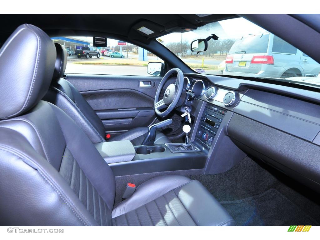 2007 Mustang Shelby GT Coupe - Black / Dark Charcoal photo #12