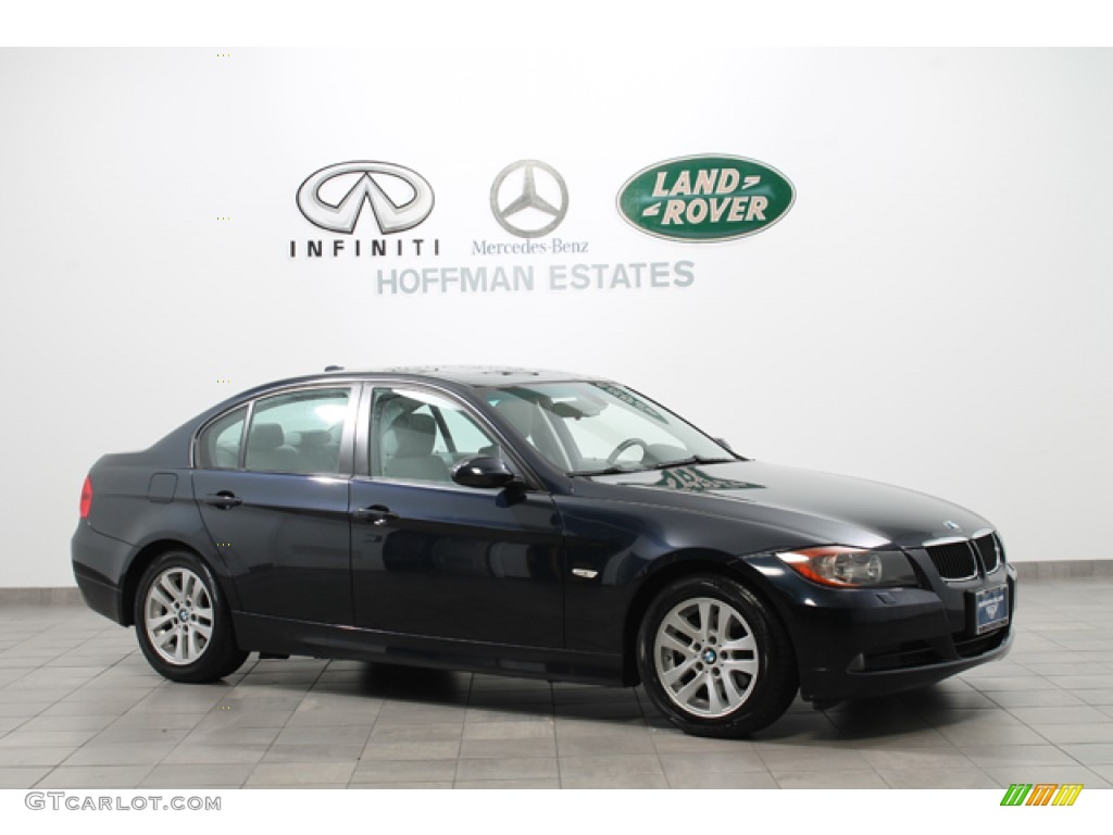 2006 3 Series 325xi Sedan - Monaco Blue Metallic / Grey photo #1