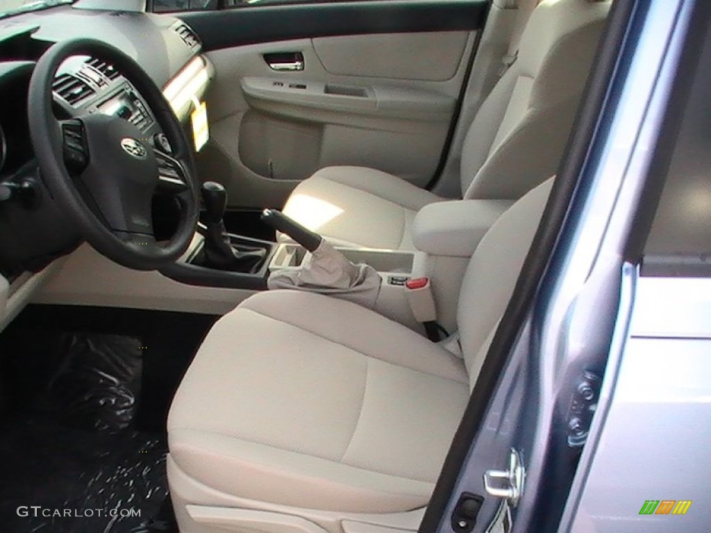 2012 Impreza 2.0i Premium 5 Door - Sky Blue Metallic / Ivory photo #2