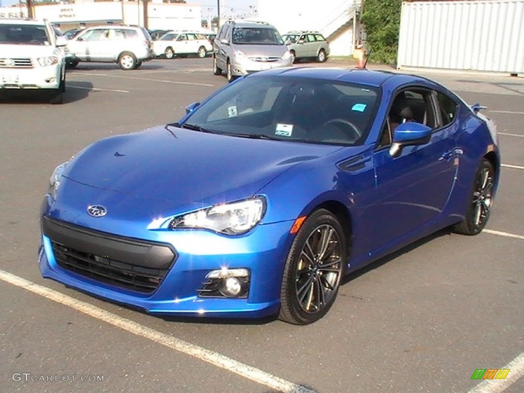 2013 BRZ Limited - WR Blue Pearl / Black Leather/Alcantara photo #1