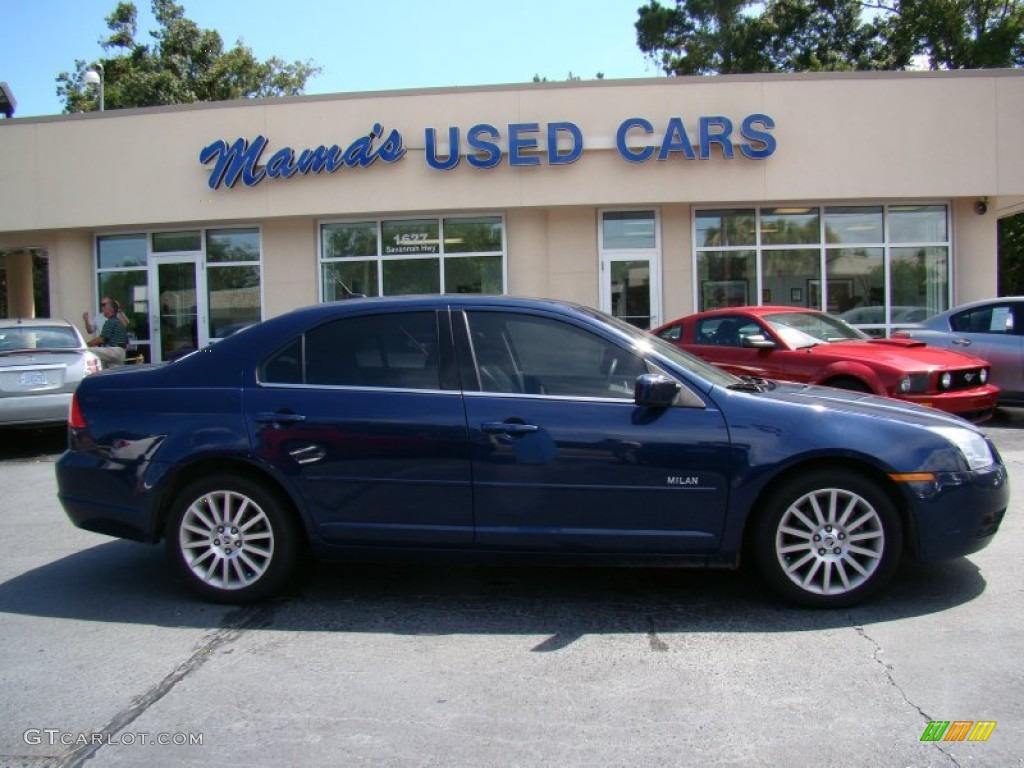 2007 Milan I4 Premier - Dark Blue Pearl Metallic / Medium Light Stone/Dark Charcoal photo #1