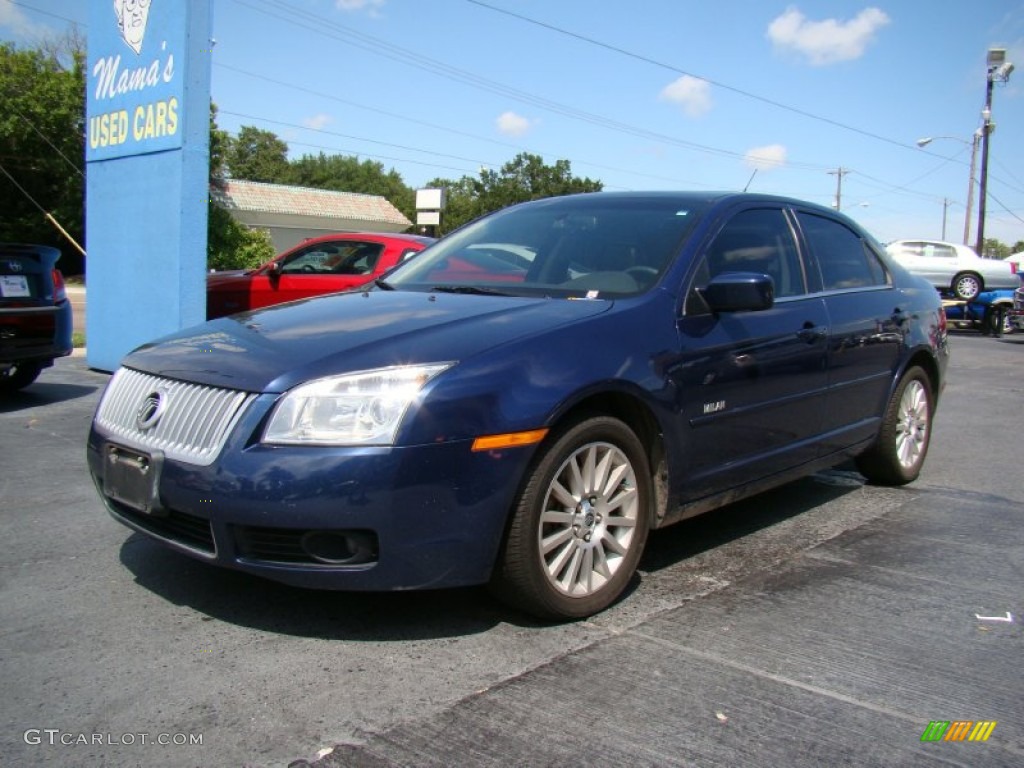 2007 Milan I4 Premier - Dark Blue Pearl Metallic / Medium Light Stone/Dark Charcoal photo #4