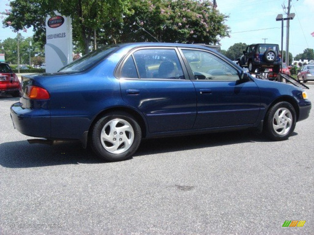1998 Corolla LE - Dark Blue Pearl / Beige photo #3