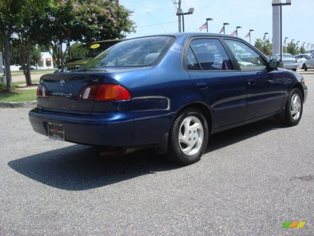 1998 Corolla LE - Dark Blue Pearl / Beige photo #4