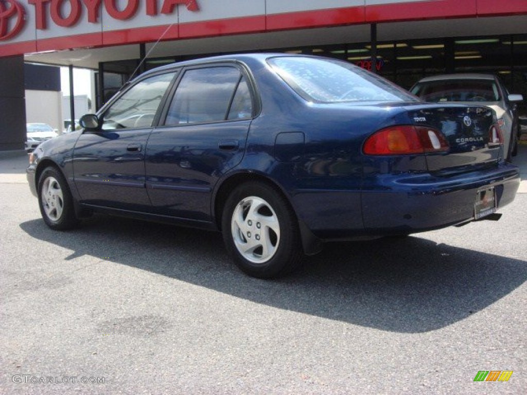 1998 Corolla LE - Dark Blue Pearl / Beige photo #5