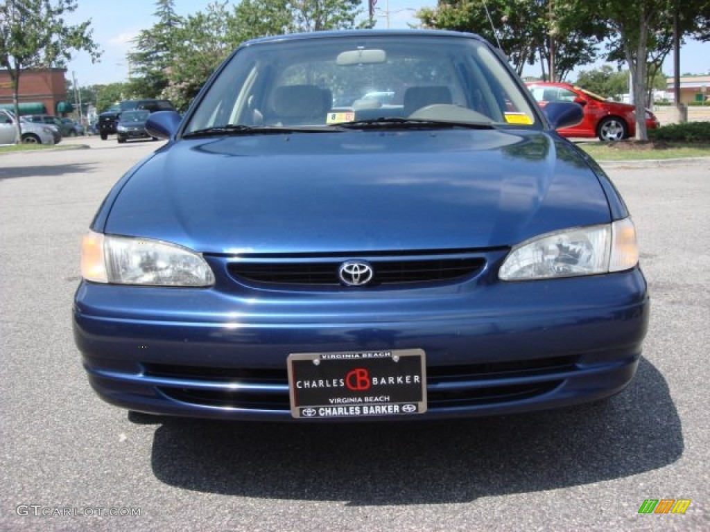 1998 Corolla LE - Dark Blue Pearl / Beige photo #8