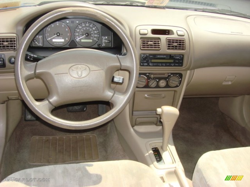 1998 Corolla LE - Dark Blue Pearl / Beige photo #11