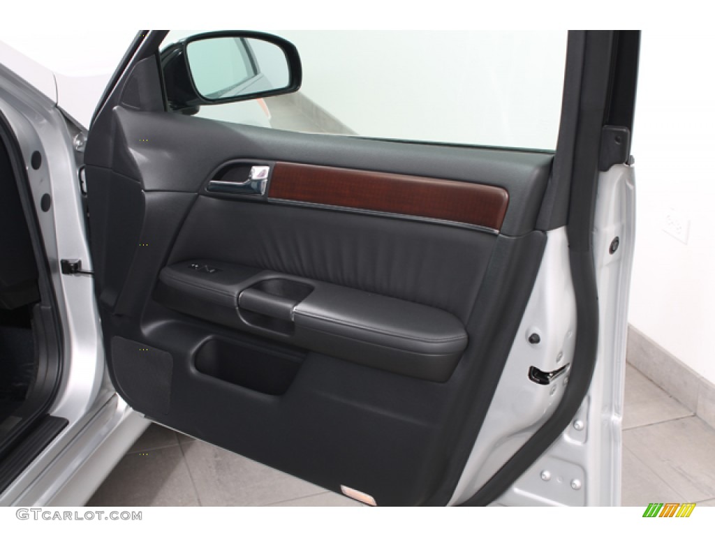 2009 Infiniti M 45 Sedan Graphite Black Door Panel Photo #69245148