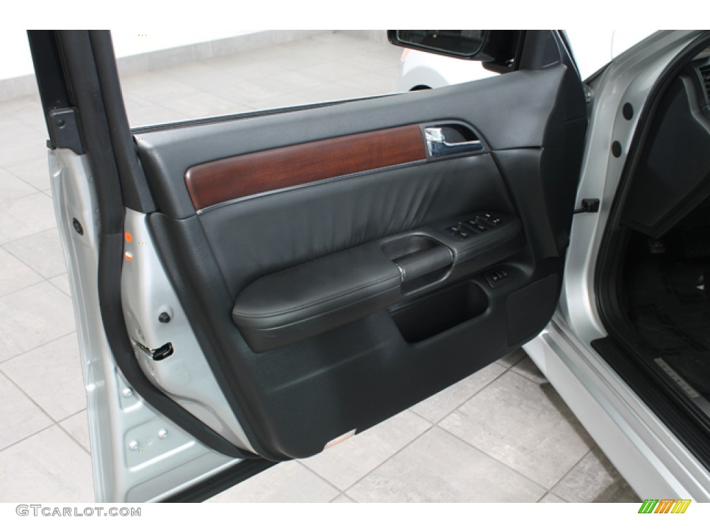 2009 Infiniti M 45 Sedan Graphite Black Door Panel Photo #69245177