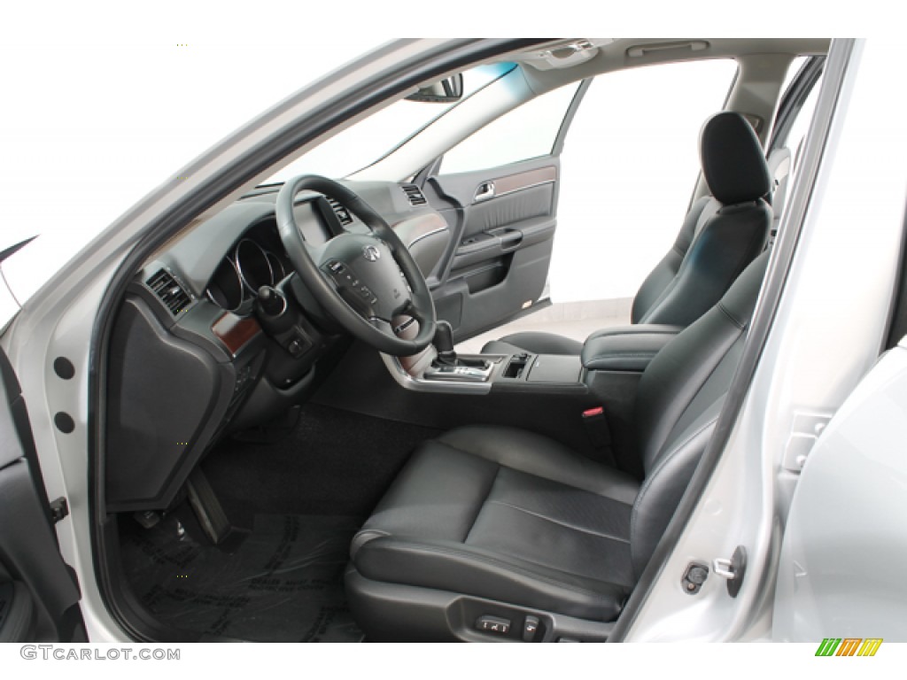 Graphite Black Interior 2009 Infiniti M 45 Sedan Photo #69245193