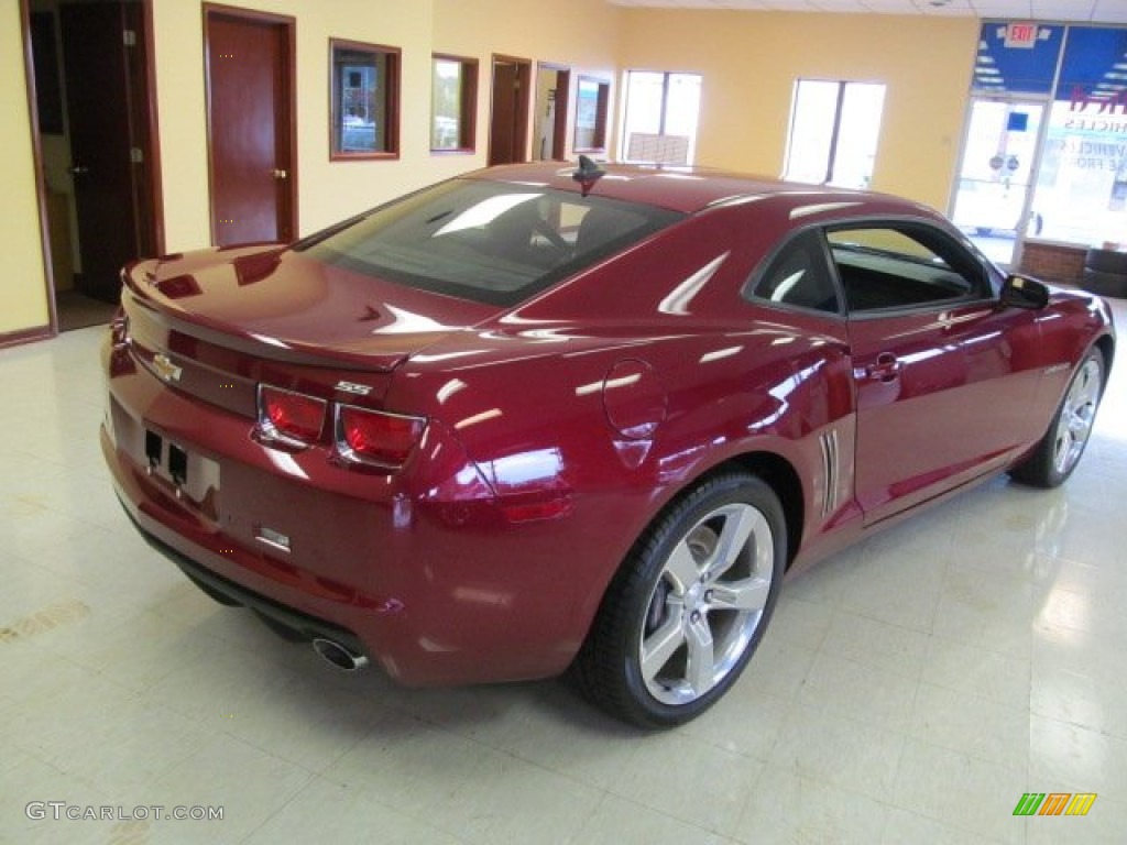 2010 Camaro SS Coupe - Red Jewel Tintcoat / Black photo #9