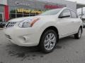 2012 Pearl White Nissan Rogue SV  photo #1