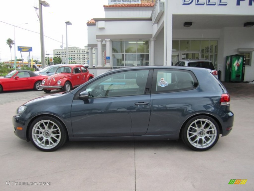 Blue Graphite Metallic 2011 Volkswagen Golf 2 Door Exterior Photo #69248847