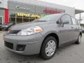 2012 Magnetic Gray Metallic Nissan Versa 1.8 S Hatchback  photo #1