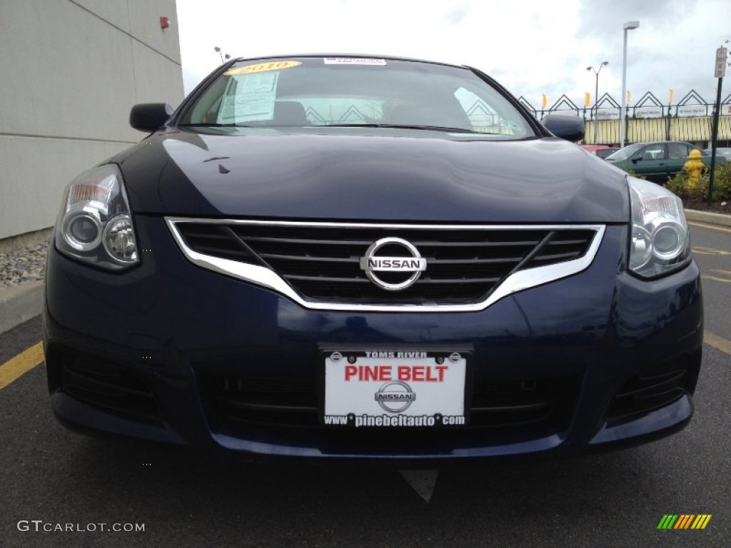 2010 Altima 2.5 S Coupe - Navy Blue / Charcoal photo #2