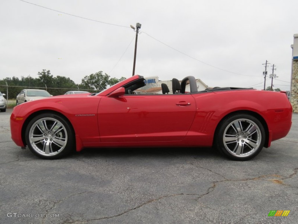 Victory Red 2012 Chevrolet Camaro LT/RS Convertible Exterior Photo #69250099