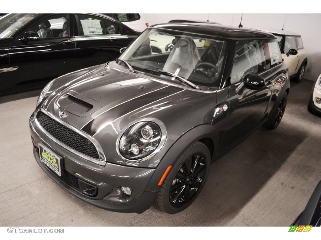 2013 Cooper S Hardtop - Eclipse Gray Metallic / Carbon Black photo #8