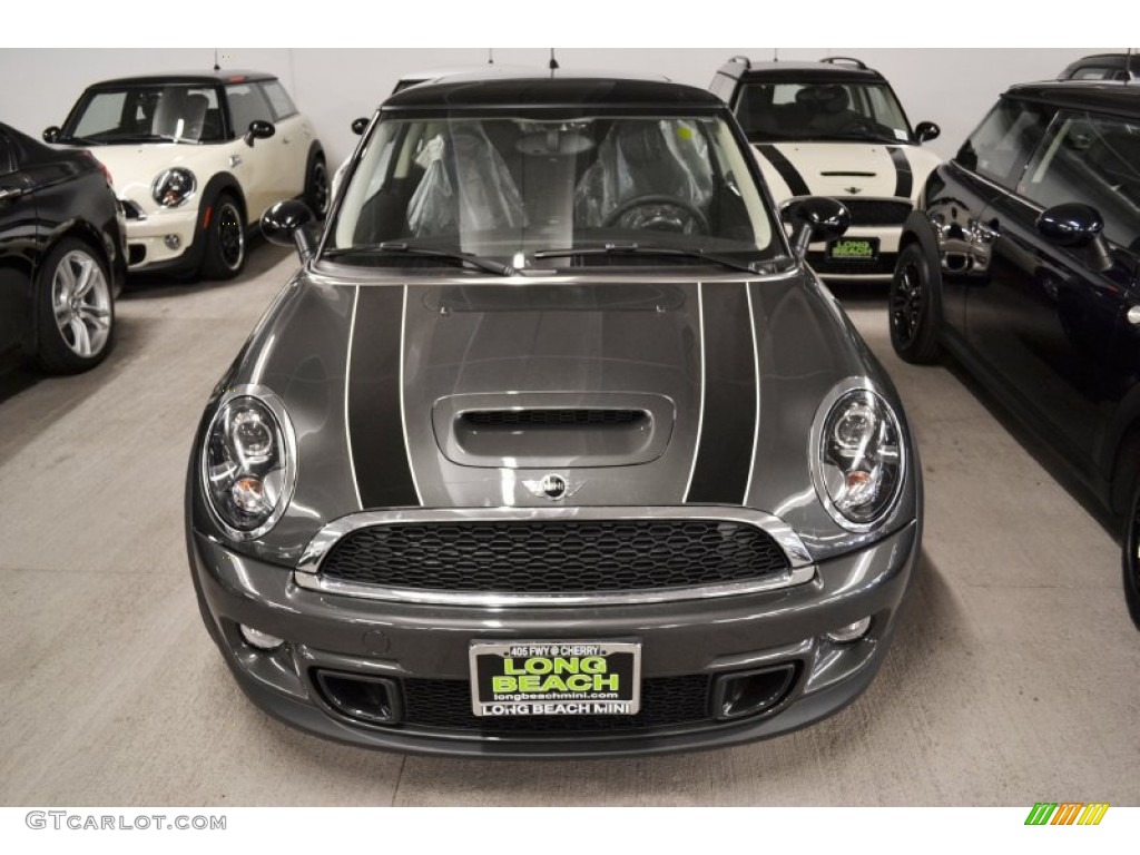2013 Cooper S Hardtop - Eclipse Gray Metallic / Carbon Black photo #9
