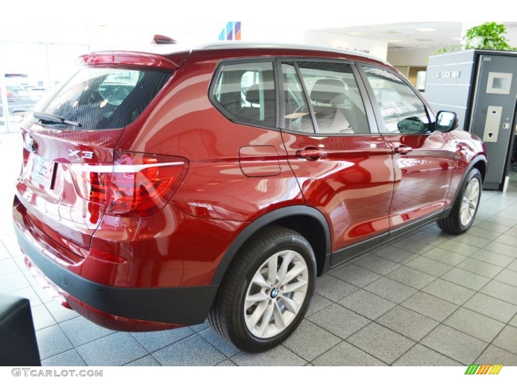 Vermillion Red Metallic 2013 BMW X3 xDrive 28i Exterior Photo #69251430