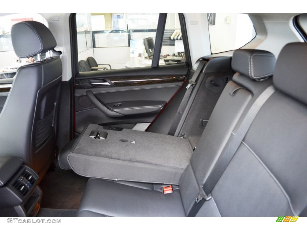 Black Interior 2013 BMW X3 xDrive 28i Photo #69251481