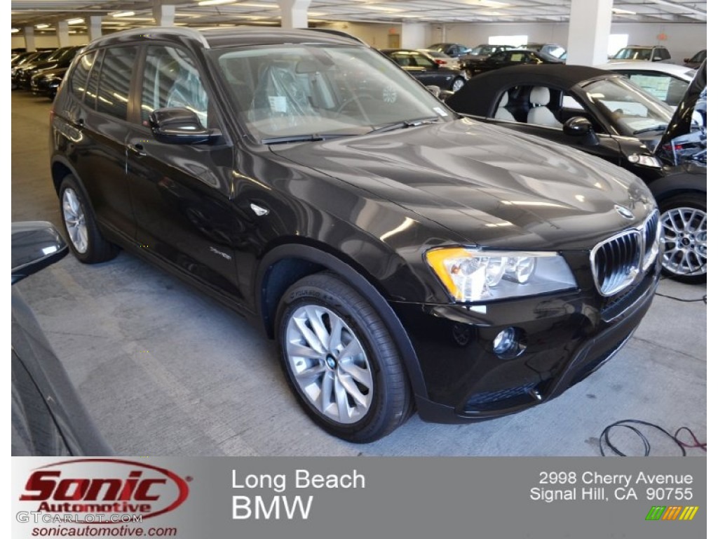 2013 X3 xDrive 28i - Jet Black / Black photo #1