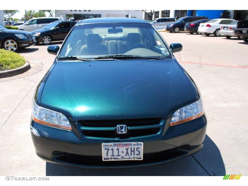 1998 Accord LX Sedan - Dark Emerald Pearl / Ivory photo #2