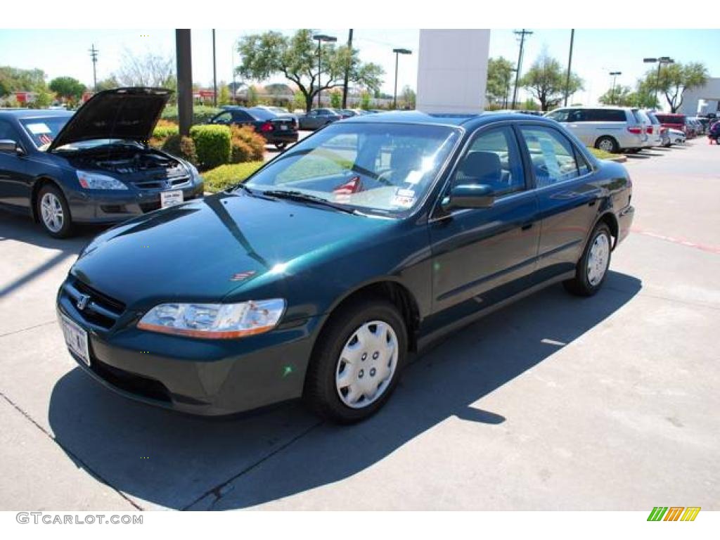 1998 Accord LX Sedan - Dark Emerald Pearl / Ivory photo #3