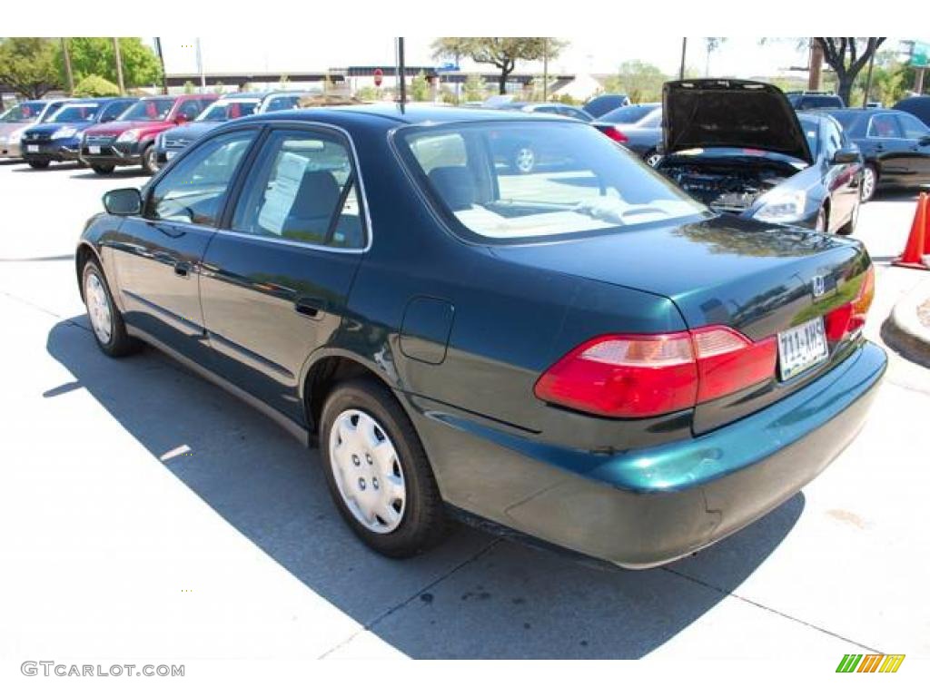 1998 Accord LX Sedan - Dark Emerald Pearl / Ivory photo #5