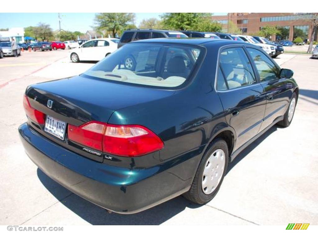 1998 Accord LX Sedan - Dark Emerald Pearl / Ivory photo #7