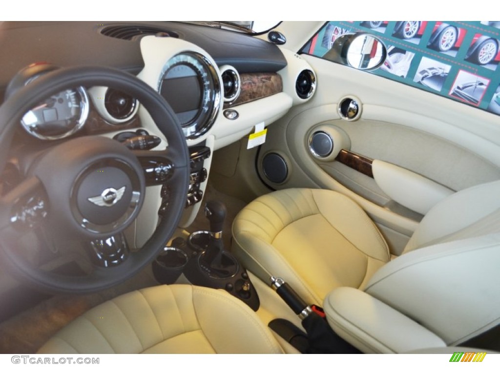 Bespoke/Cornsilk Beige/Walnut Interior 2012 Mini Cooper S Inspired by Goodwood Edition Photo #69252237